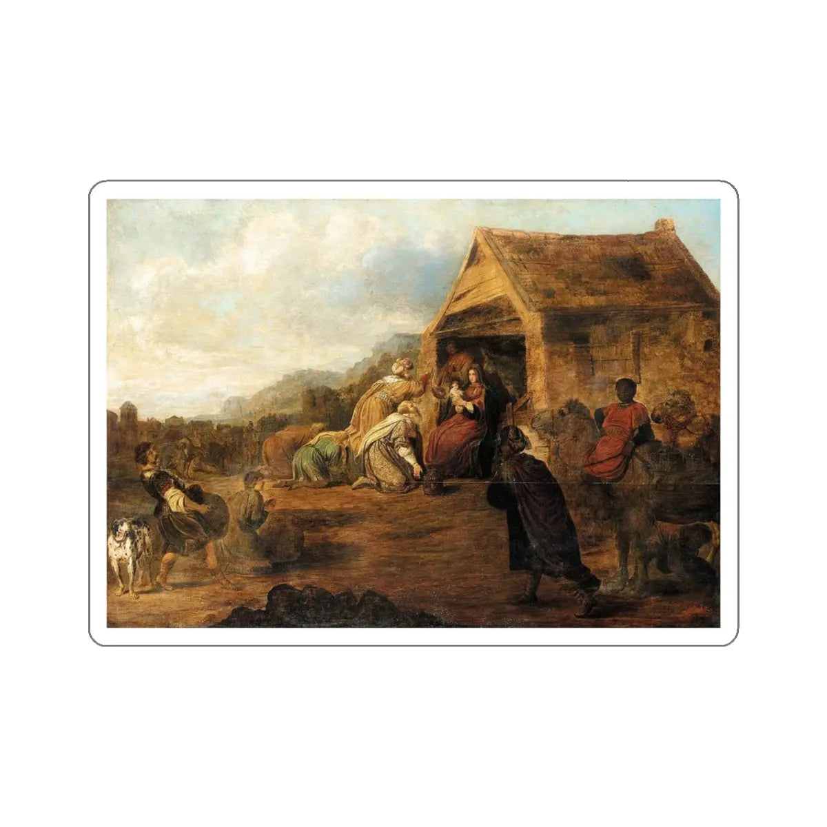 SKU:29390909655455803137 Sticker types:White Shape:Die-Cut Sizes:6" × 6"