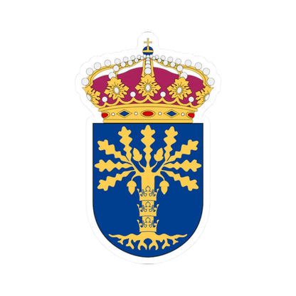 Blekinge flygflottilj vapen pre 1994 (Sweden) (Coat of Arms) STICKER Vinyl Kiss-Cut Decal 2 Inch White - The Sticker Space