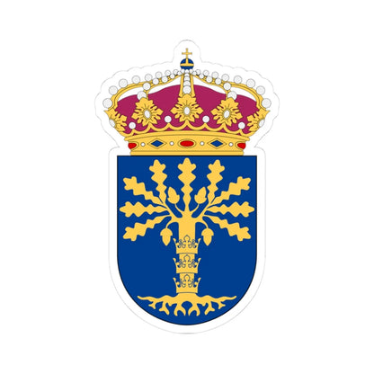 Blekinge flygflottilj vapen pre 1994 (Sweden) (Coat of Arms) STICKER Vinyl Kiss-Cut Decal 3 Inch White - The Sticker Space