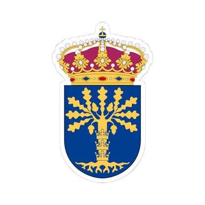 Blekinge flygflottilj vapen pre 1994 (Sweden) (Coat of Arms) STICKER Vinyl Kiss-Cut Decal 4 Inch White - The Sticker Space