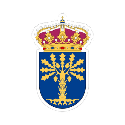 Blekinge flygflottilj vapen pre 1994 (Sweden) (Coat of Arms) STICKER Vinyl Kiss-Cut Decal 6 Inch White - The Sticker Space