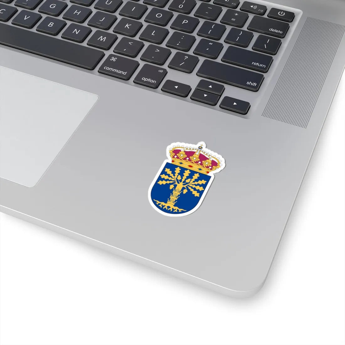 Blekinge flygflottilj vapen pre 1994 (Sweden) (Coat of Arms) STICKER Vinyl Kiss-Cut Decal - The Sticker Space