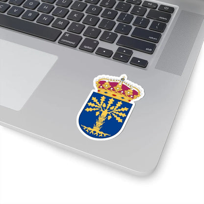 Blekinge flygflottilj vapen pre 1994 (Sweden) (Coat of Arms) STICKER Vinyl Kiss-Cut Decal - The Sticker Space