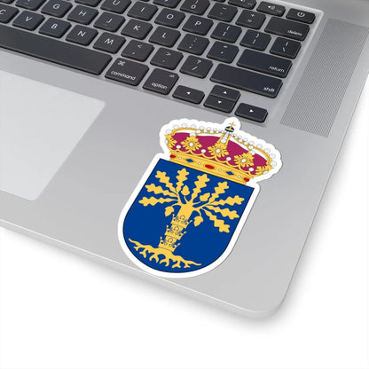 Blekinge flygflottilj vapen pre 1994 (Sweden) (Coat of Arms) STICKER Vinyl Kiss-Cut Decal - The Sticker Space