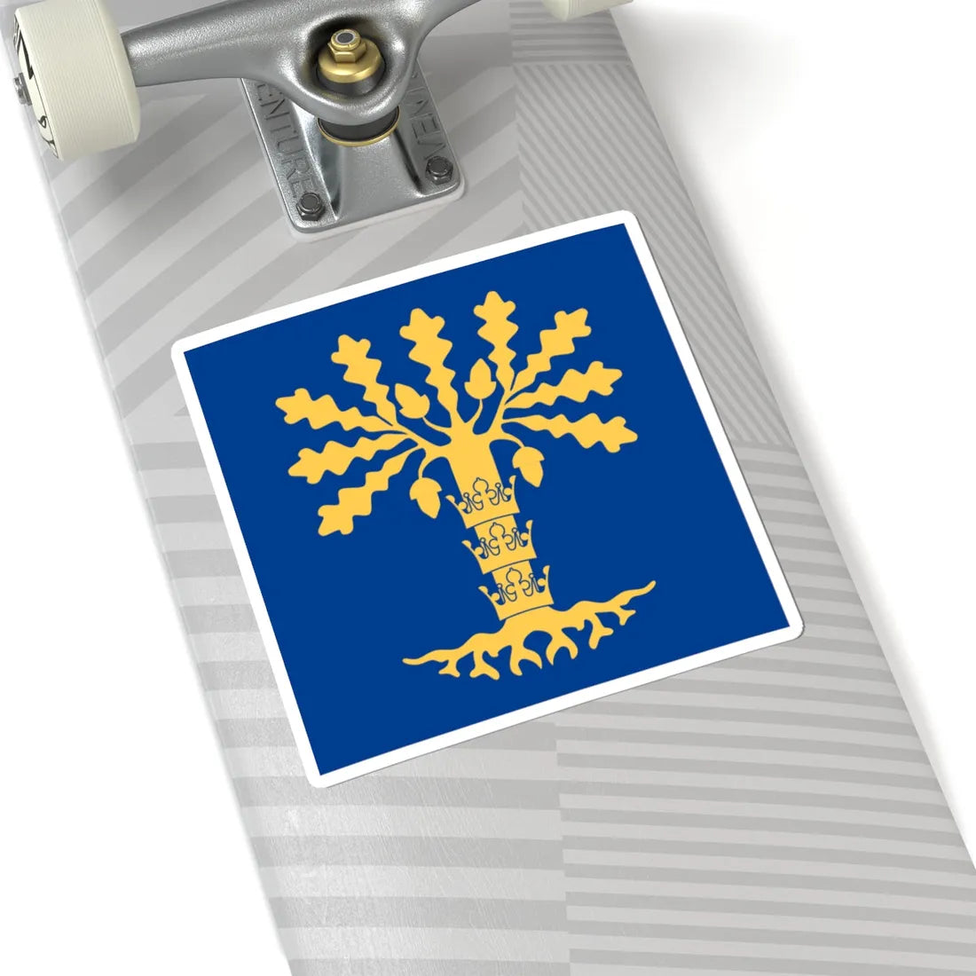 Blekinge lan vapenflagga (Sweden) STICKER Vinyl Kiss-Cut Decal - The Sticker Space