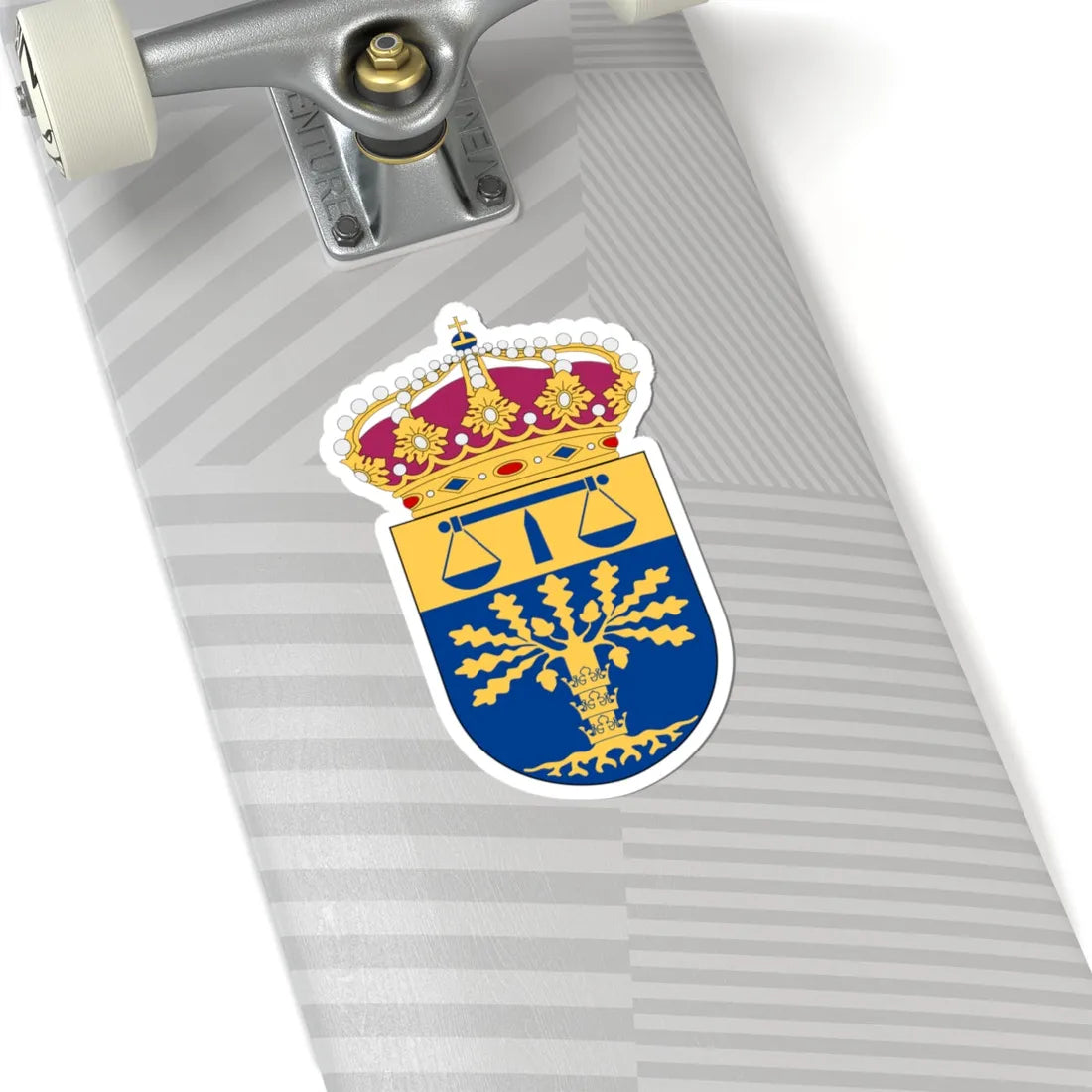 Blekinge tingsrätt vapen (Sweden) (Coat of Arms) STICKER Vinyl Kiss-Cut Decal - The Sticker Space