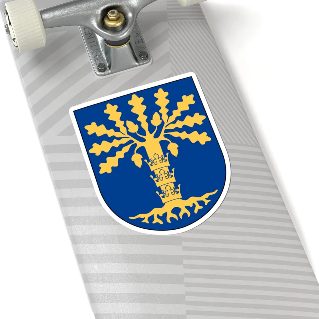 Blekinge vapen (Sweden) (Coat of Arms) STICKER Vinyl Kiss-Cut Decal - The Sticker Space