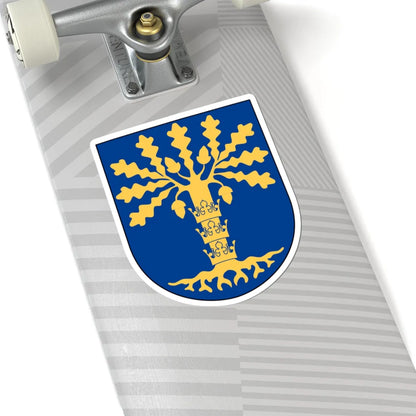 Blekinge vapen (Sweden) (Coat of Arms) STICKER Vinyl Kiss-Cut Decal - The Sticker Space