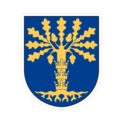 Blekinge vapen (Sweden) (Coat of Arms) STICKER Vinyl Kiss-Cut Decal - The Sticker Space