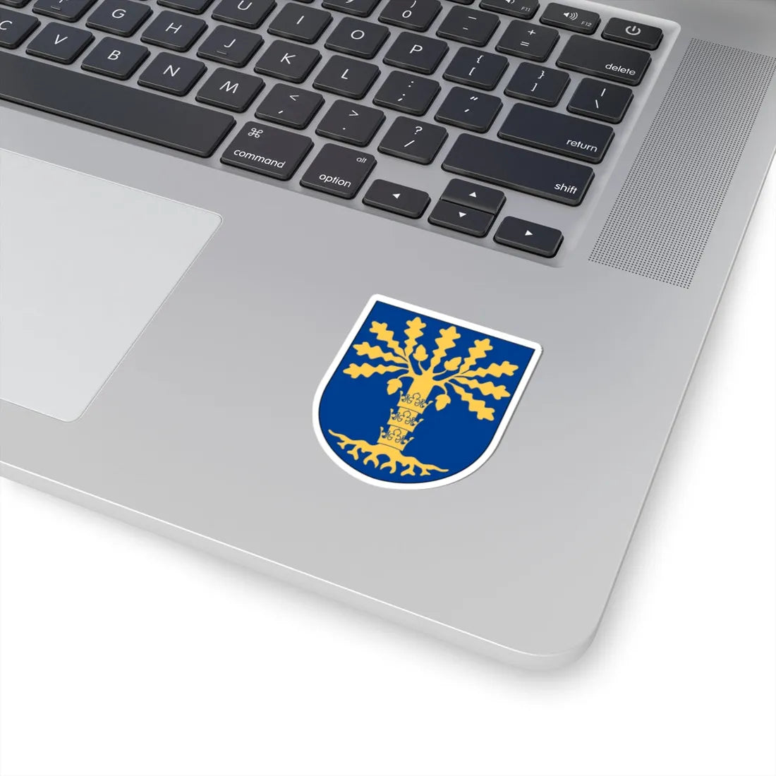 Blekinge vapen (Sweden) (Coat of Arms) STICKER Vinyl Kiss-Cut Decal - The Sticker Space