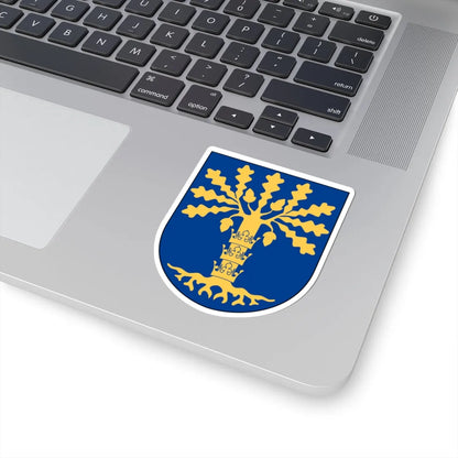 Blekinge vapen (Sweden) (Coat of Arms) STICKER Vinyl Kiss-Cut Decal - The Sticker Space