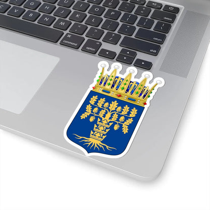 Blekinges vapen crowned (Sweden) (Coat of Arms) STICKER Vinyl Kiss-Cut Decal - The Sticker Space