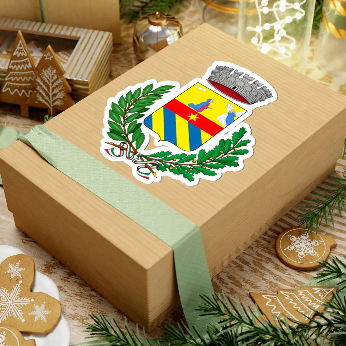 Blello-Stemma (Italy) (Coat of Arms) STICKER Vinyl Kiss-Cut Decal - The Sticker Space