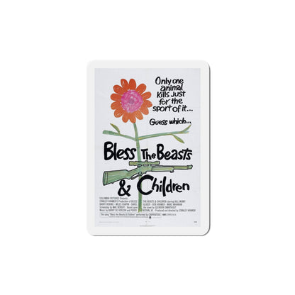 Bless the Beasts & Children 1971 Movie Poster Die-Cut Magnet-5 Inch-The Sticker Space