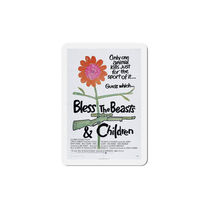 Bless the Beasts & Children 1971 Movie Poster Die-Cut Magnet-6 Inch-The Sticker Space