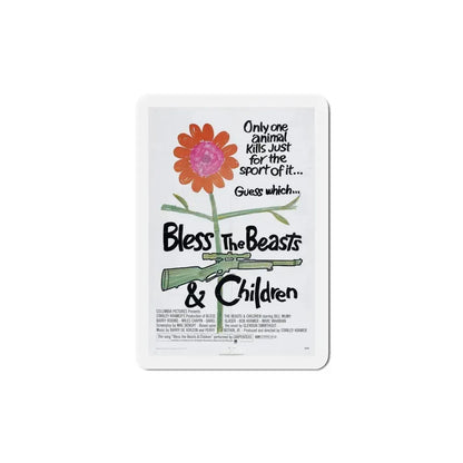 Bless the Beasts & Children 1971 Movie Poster Refrigerator Magnet 5 Inch - The Sticker Space