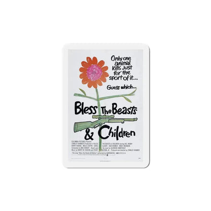 Bless the Beasts & Children 1971 Movie Poster Refrigerator Magnet 6 Inch - The Sticker Space