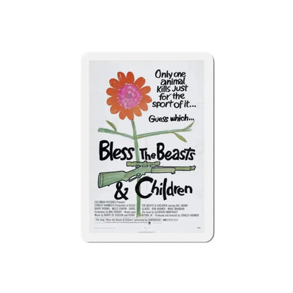 Bless the Beasts & Children 1971 Movie Poster Refrigerator Magnet - The Sticker Space