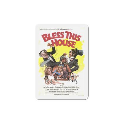 Bless This House 1972 Movie Poster Die-Cut Magnet-3 Inch-The Sticker Space