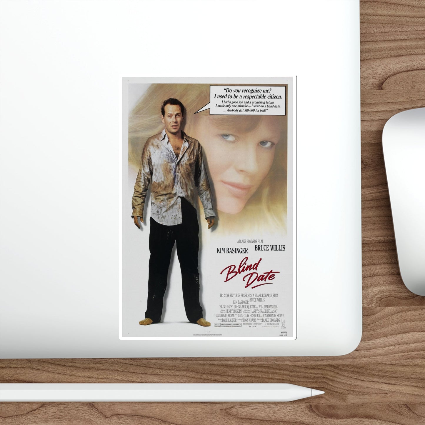 Blind Date 1987 Movie Poster STICKER Vinyl Die-Cut Decal-The Sticker Space