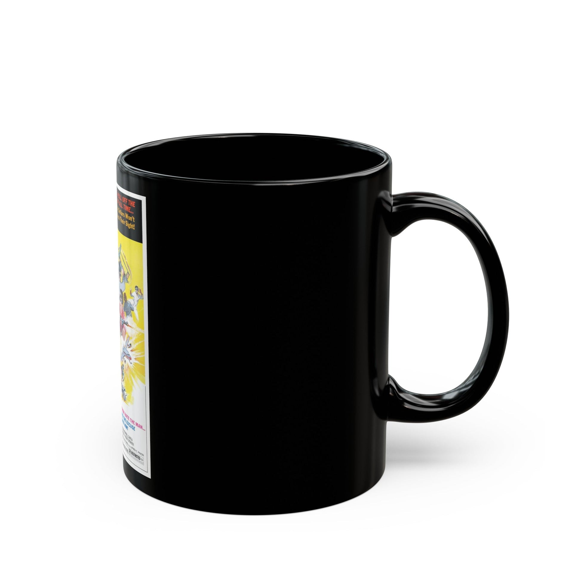 BLIND RAGE 1976 Movie Poster - Black Coffee Mug-The Sticker Space