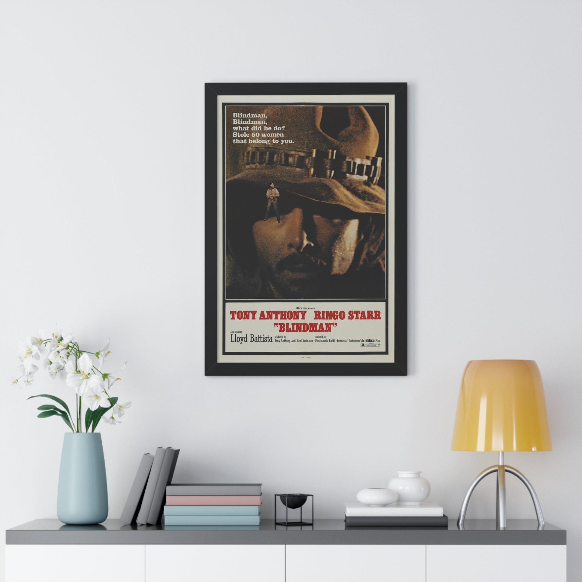 BLINDMAN 1971 - Framed Movie Poster-The Sticker Space