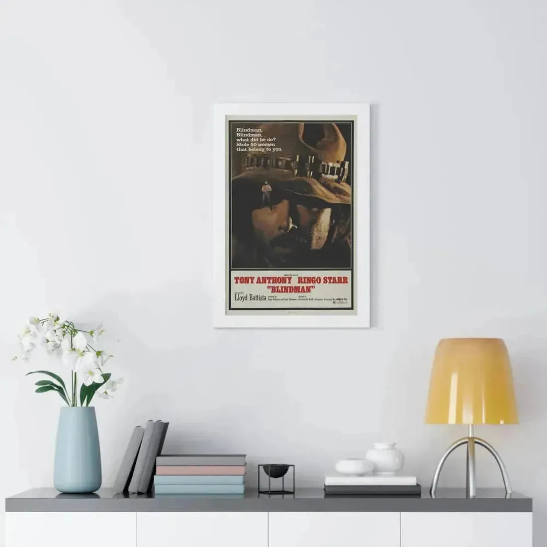 BLINDMAN 1971 - Framed Movie Poster - The Sticker Space
