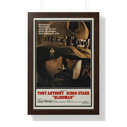 BLINDMAN 1971 - Framed Movie Poster - The Sticker Space