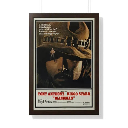 BLINDMAN 1971 - Framed Movie Poster - The Sticker Space