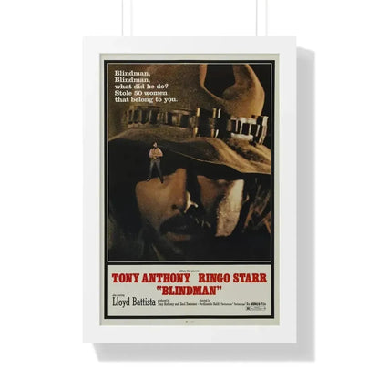 BLINDMAN 1971 - Framed Movie Poster - The Sticker Space