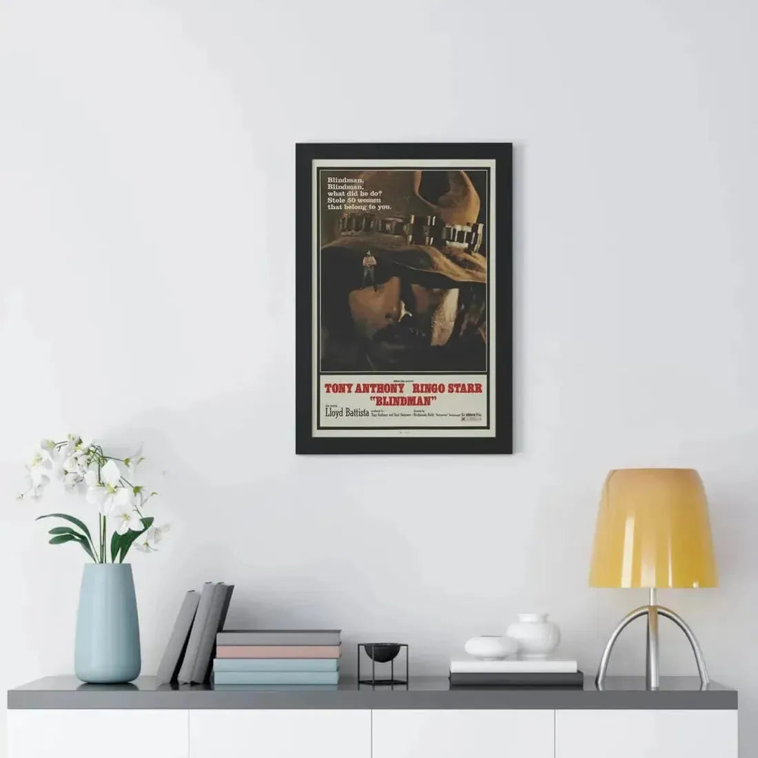 BLINDMAN 1971 - Framed Movie Poster - The Sticker Space