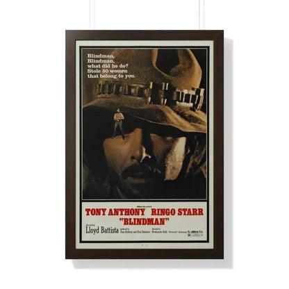 BLINDMAN 1971 - Framed Movie Poster - The Sticker Space