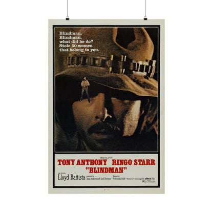 BLINDMAN 1971 - Paper Movie Poster-24″ x 36″-The Sticker Space