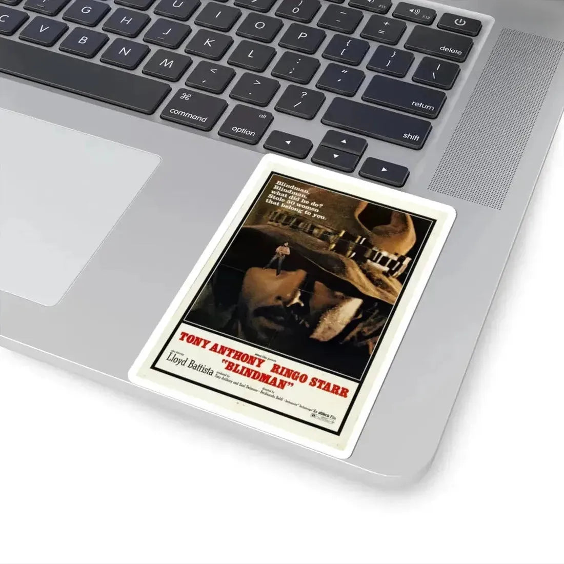 Blindman 1972 Movie Poster - STICKER Vinyl Kiss-Cut Decal - The Sticker Space