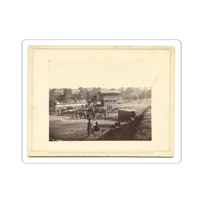 Block House, Near Fort Corcoran (U.S. Civil War) STICKER Vinyl Kiss-Cut Decal 6 Inch White - The Sticker Space