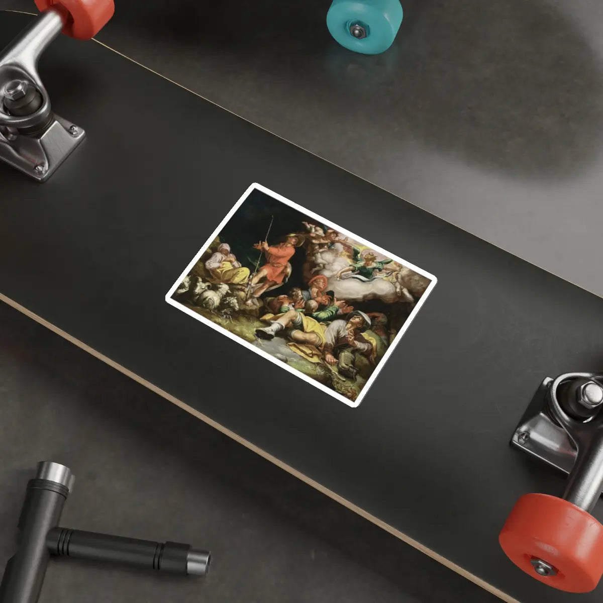 SKU:11244312215736404080 Sticker types:White Shape:Die-Cut Sizes:5" × 5"