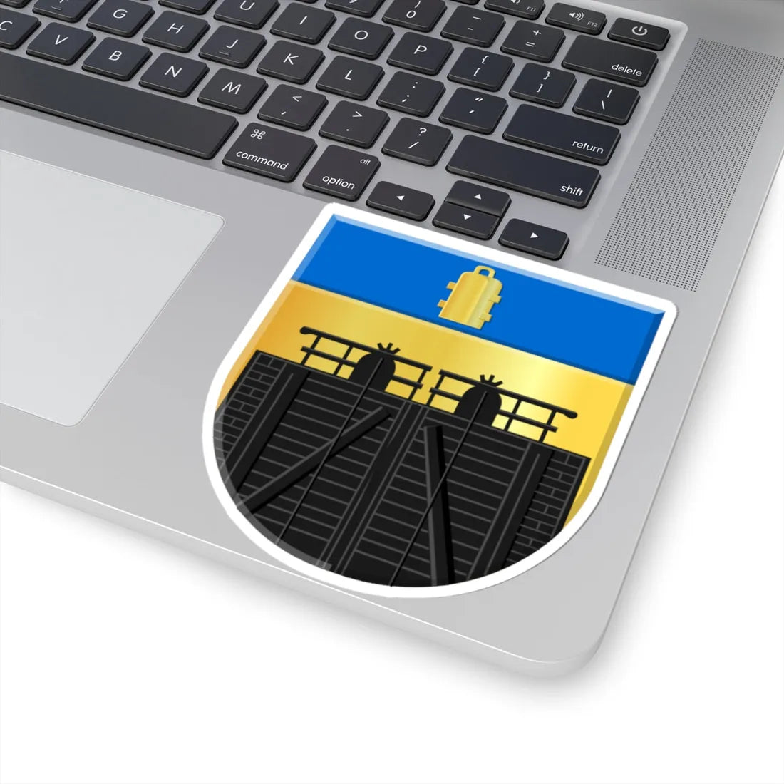 Blokzijl wapen (Netherlands) (Coat of Arms) STICKER Vinyl Kiss-Cut Decal - The Sticker Space