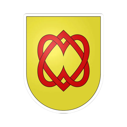 Blonay-coat of arms (Switzerland) (Coat of Arms) STICKER Vinyl Kiss-Cut Decal 3 Inch White - The Sticker Space