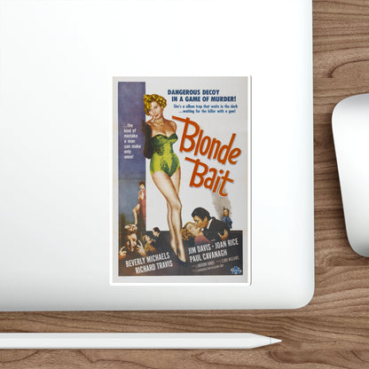 BLONDE BAIT 1956 Movie Poster STICKER Vinyl Die-Cut Decal-The Sticker Space