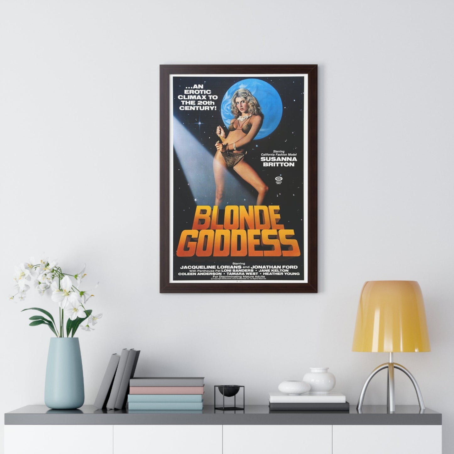 BLONDE GODDESS 1982 - Framed Movie Poster-The Sticker Space