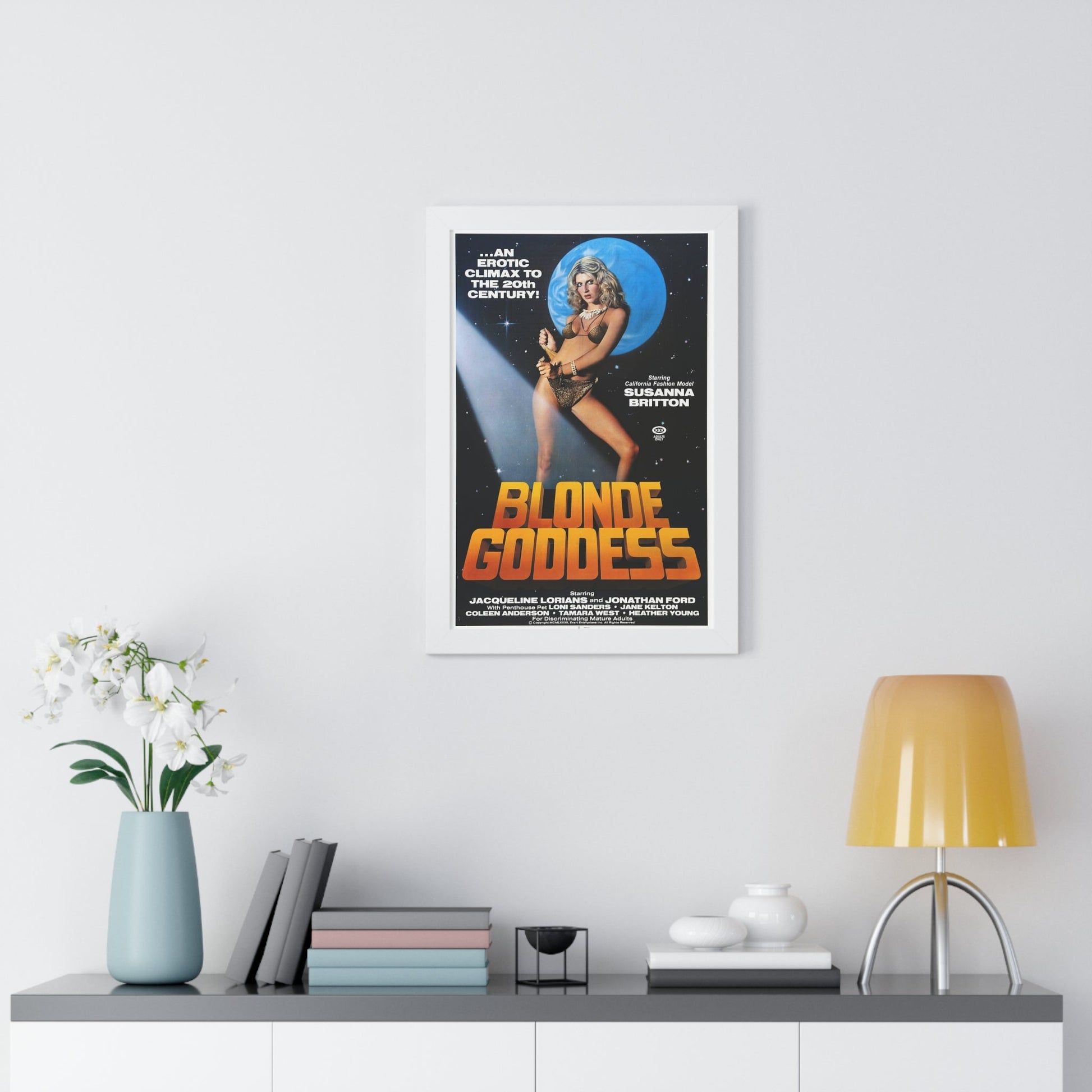 BLONDE GODDESS 1982 - Framed Movie Poster-The Sticker Space