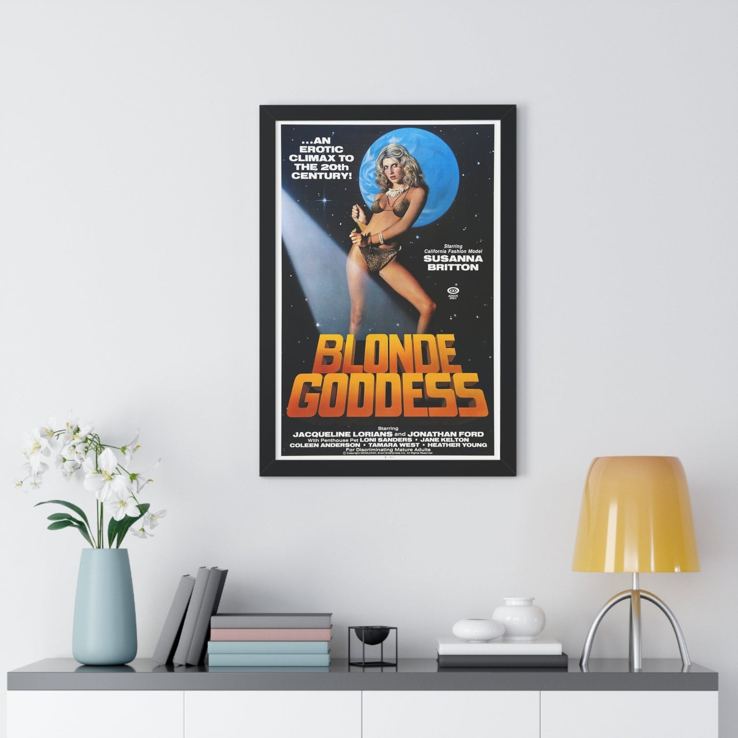 BLONDE GODDESS 1982 - Framed Movie Poster-The Sticker Space