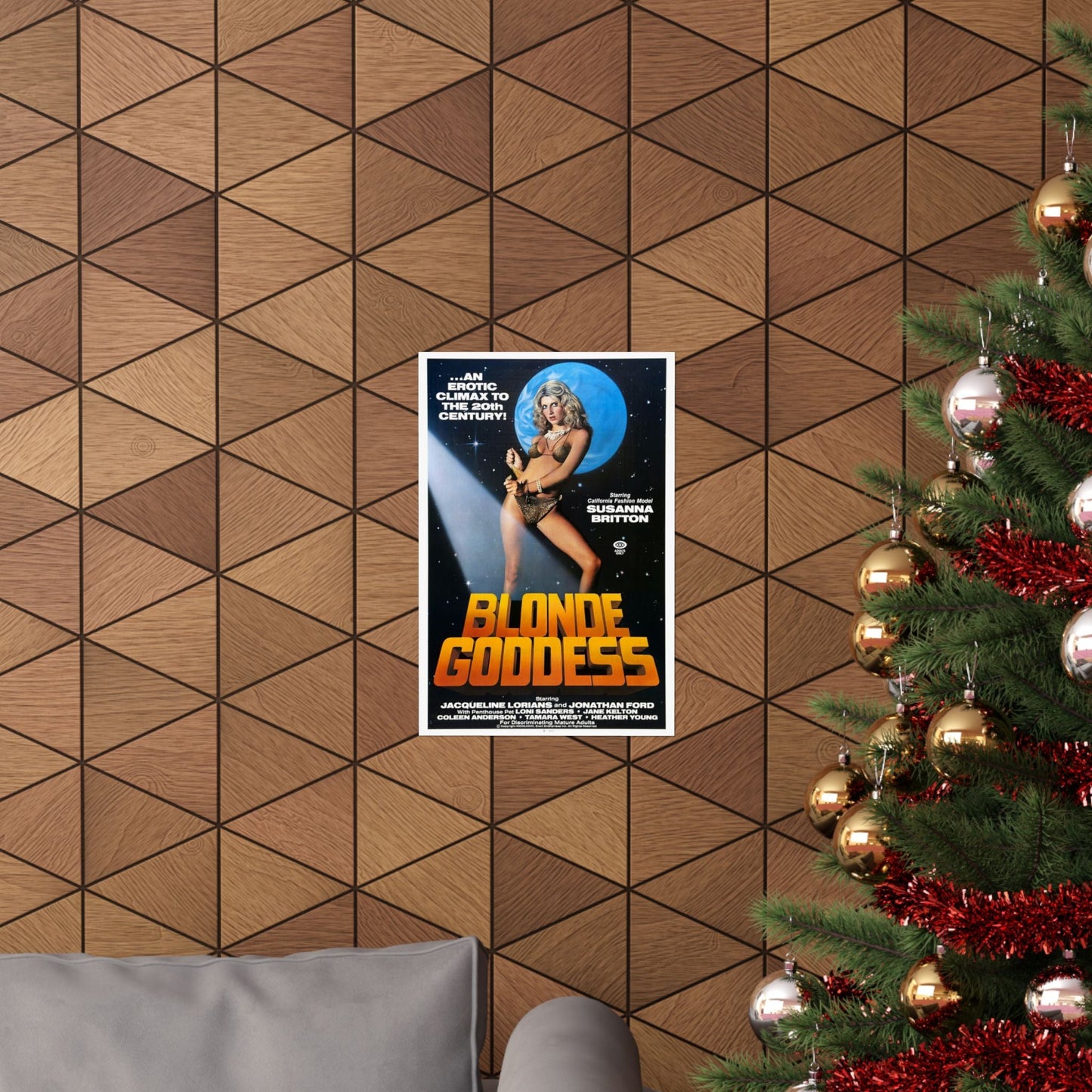 BLONDE GODDESS 1982 - Paper Movie Poster-The Sticker Space