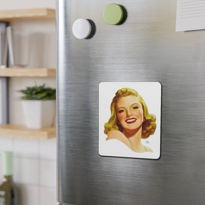 Blonde (Magazine Illustration) Refrigerator Magnet-The Sticker Space