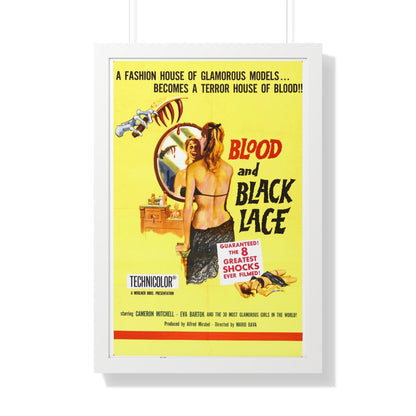 BLOOD AND BLACK LACE 1964 - Framed Movie Poster-20" x 30"-The Sticker Space