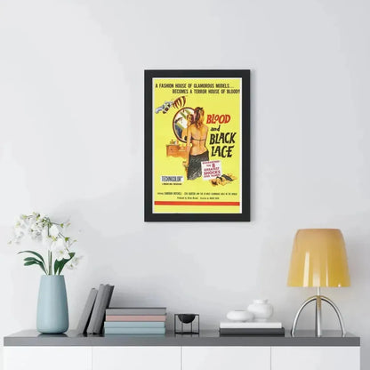 BLOOD AND BLACK LACE 1964 - Framed Movie Poster - The Sticker Space