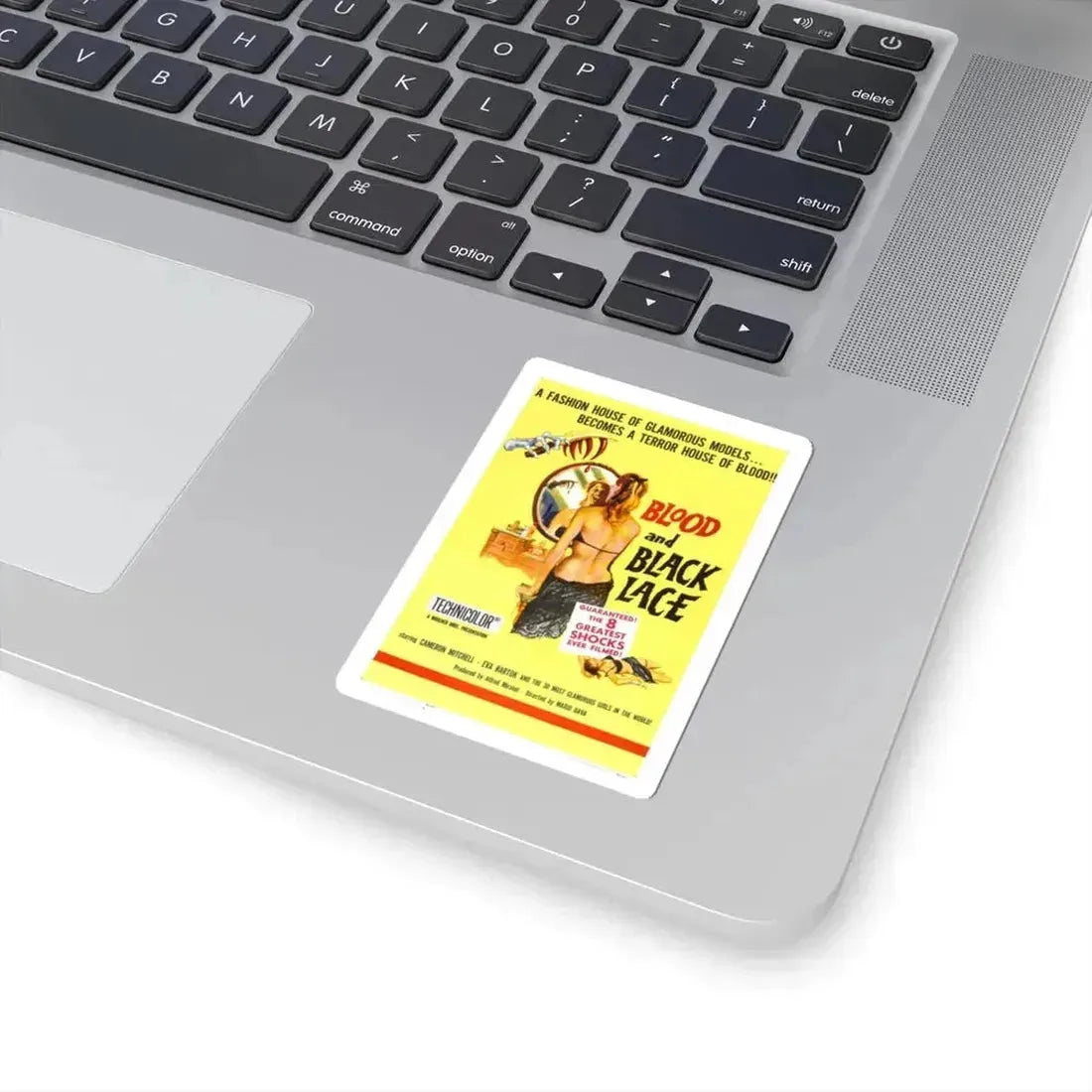 BLOOD AND BLACK LACE 1964 Movie Poster - STICKER Vinyl Kiss-Cut Decal - The Sticker Space