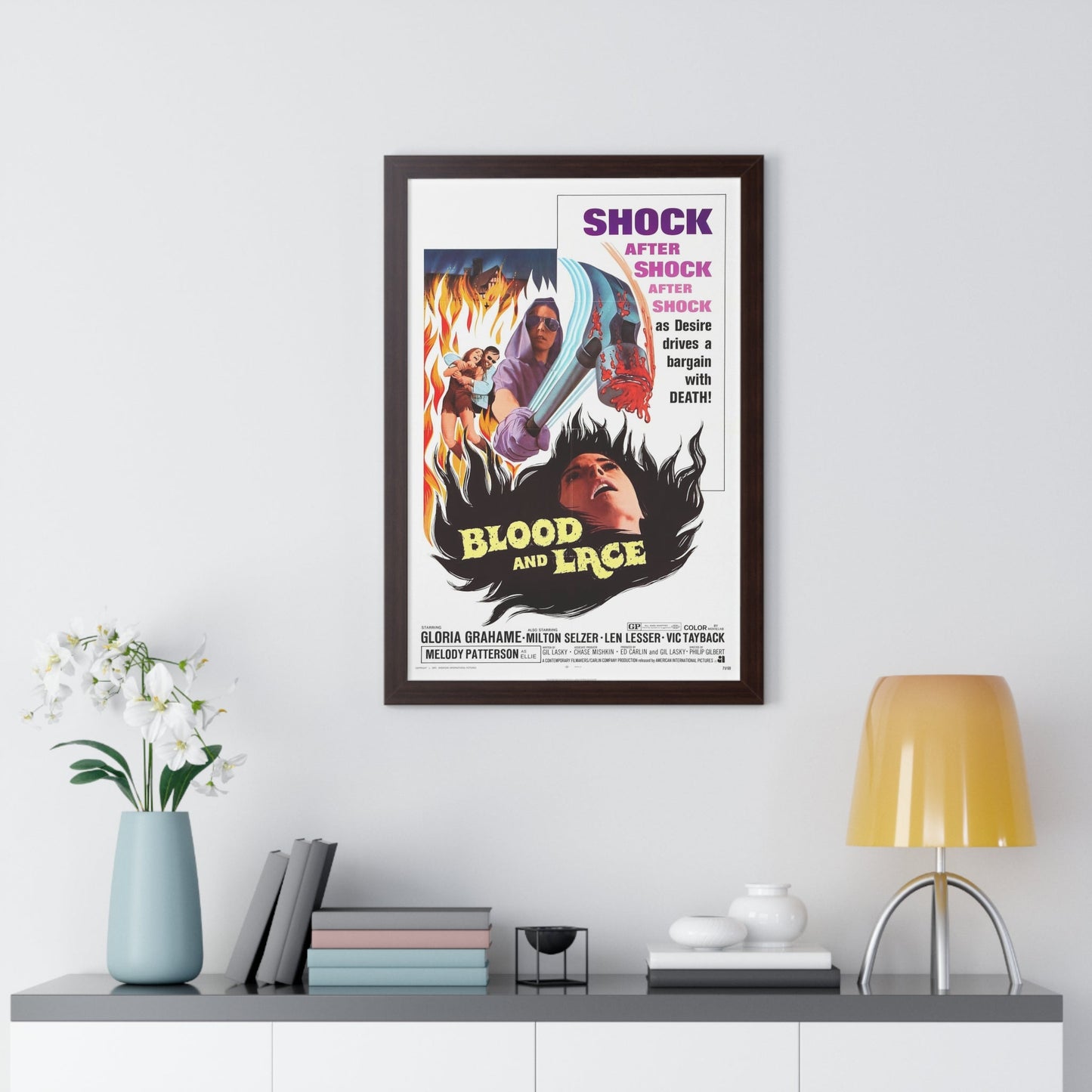 BLOOD AND LACE 1971 - Framed Movie Poster-The Sticker Space