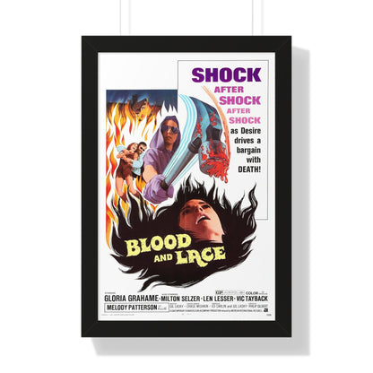 BLOOD AND LACE 1971 - Framed Movie Poster-16″ x 24″-The Sticker Space