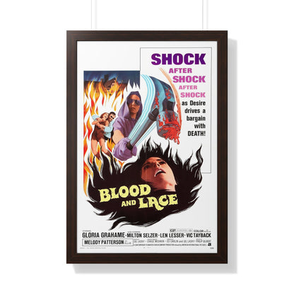 BLOOD AND LACE 1971 - Framed Movie Poster-20" x 30"-The Sticker Space